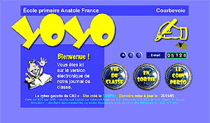le site internet du CM2-c de l'école anatole france (courbevoie)